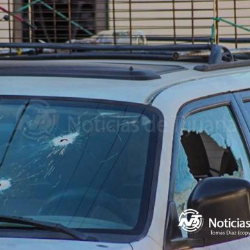 Camioneta baleada en Lomas de la Amistad; no hay heridos