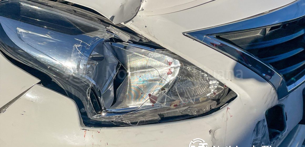 Accidente vial en bulevar Cucapah deja dos personas lesionadas