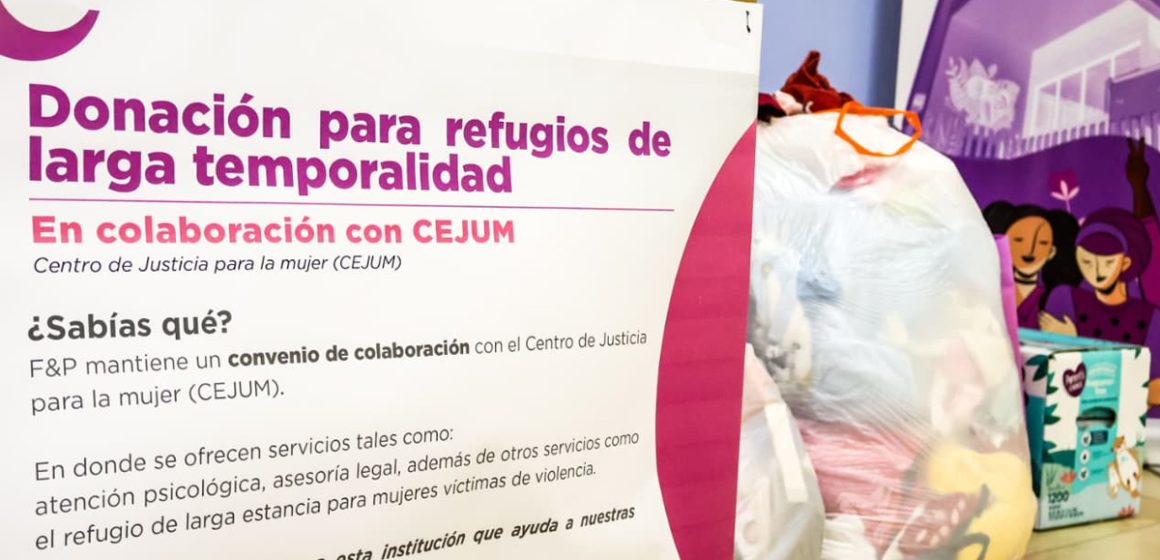 Empresa dona artículos esenciales a mujeres que viven en refugios en Tijuana