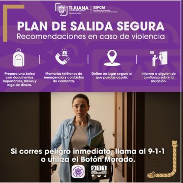 Promueven en Tijuana el “Plan de Salida Segura” para mujeres en situación de violencia