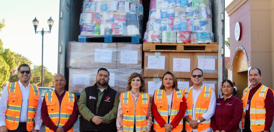 DIF Baja California concluye jornada de acopio con más de 62 toneladas de ayuda humanitaria