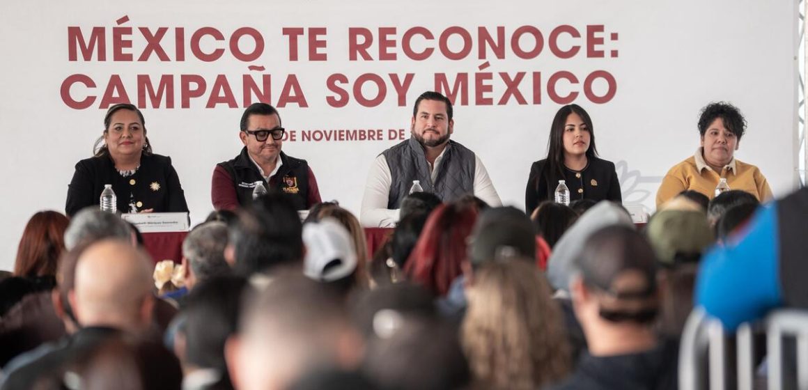 Burgueño otorga actas de nacimiento de la iniciativa “México te Reconoce: Campaña Soy México”