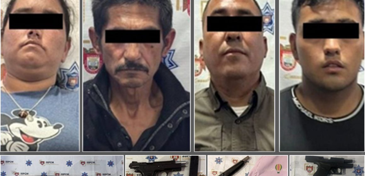 Detienen a cuatro personas armadas en distintos puntos de Tijuana