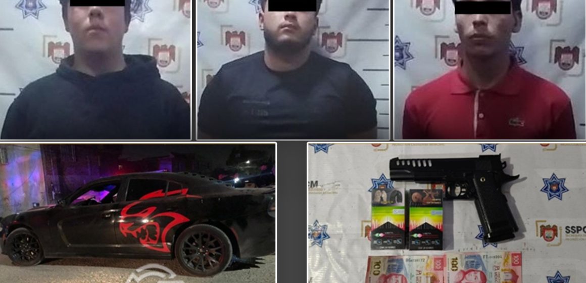 Detienen a tres hombres por robo con violencia en una tienda de El Florido