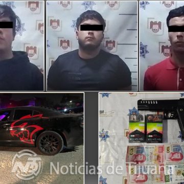 Detienen a tres hombres por robo con violencia en una tienda de El Florido