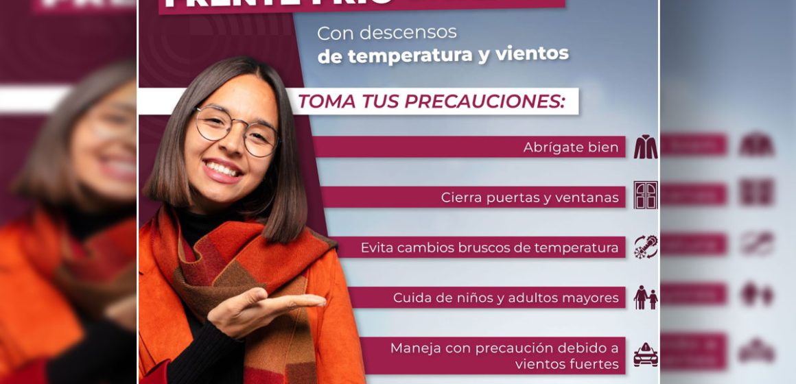 A partir de este jueves 13 de noviembre, arriba a Baja California el frente frío número 13.