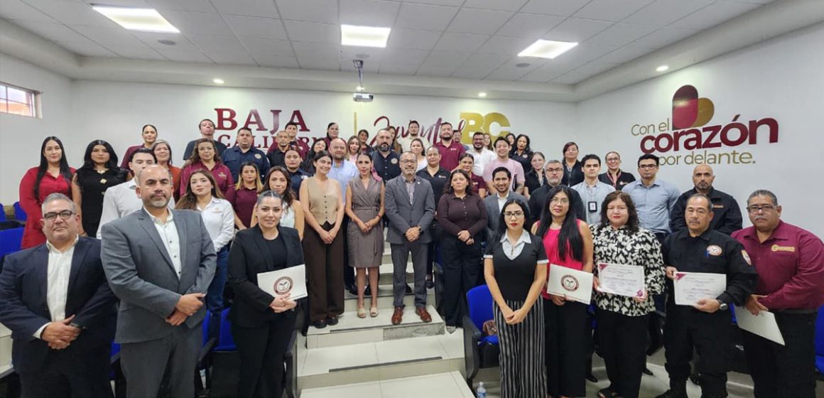 Concluye capacitación en derechos humanos para personal penitenciario en Baja California