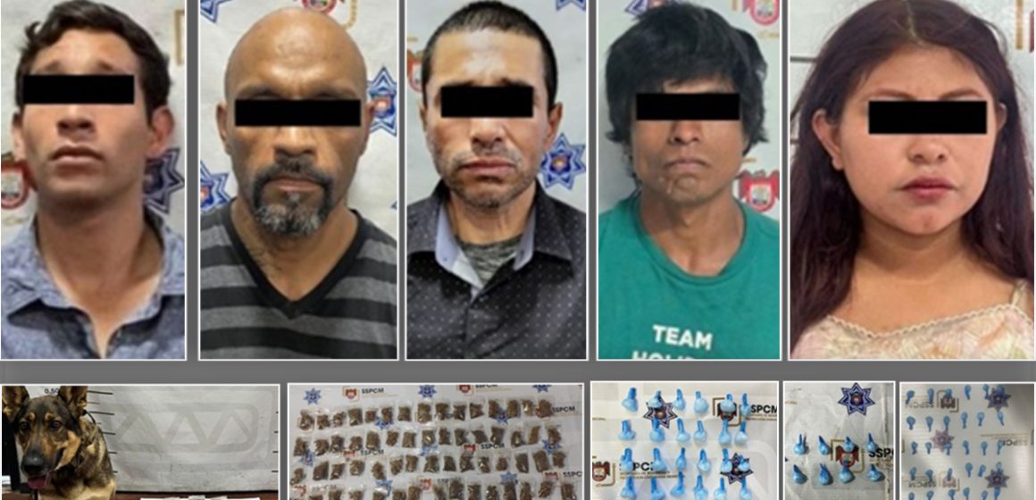 Detienen a cinco personas por delitos contra la salud en distintos puntos de Tijuana