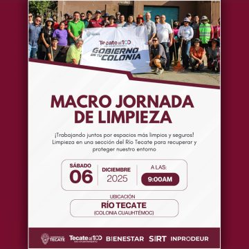 xcvc Tecate convoca a gran jornada de limpieza en el Río Tecate