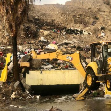 Monitorean estado de desarenadores y zonas de riesgo tras lluvias registradas en Tijuana