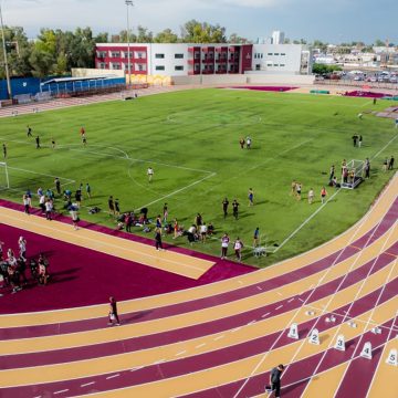 xvxcv Estrena Mexicali pista de atletismo de nivel internacional con inversión del gobierno de Marina del Pilar