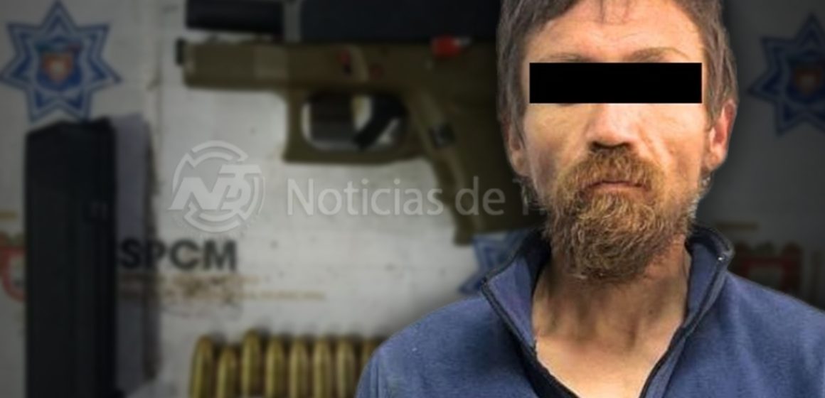 Detienen a hombre armado tras reporte ciudadano en la colonia Patria Nueva