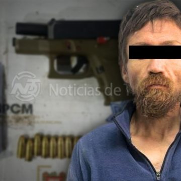 Detienen a hombre armado tras reporte ciudadano en la colonia Patria Nueva