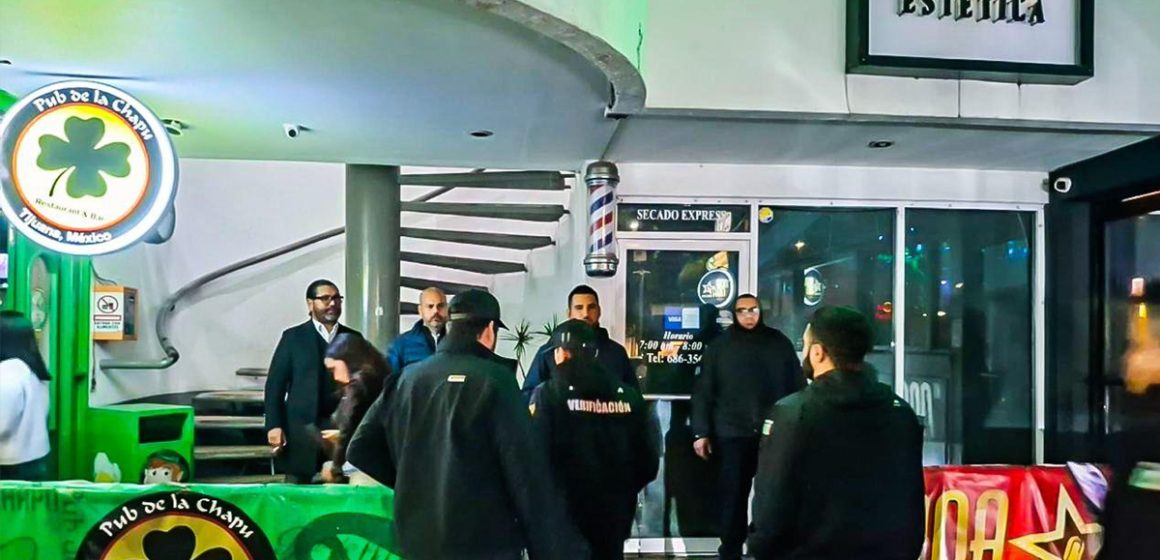 Operativos nocturnos en bares y centros de espectáculos de Tijuana