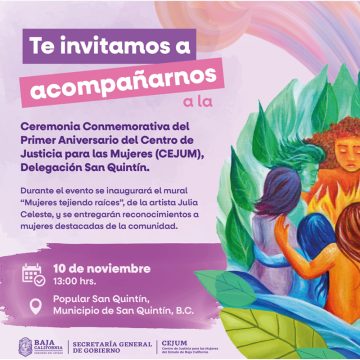 zcx Invita CEJUM a ceremonia por primer aniversario en San Quintín