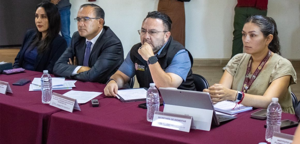 Coordina gobierno de Baja California mesa técnica de deslizamientos