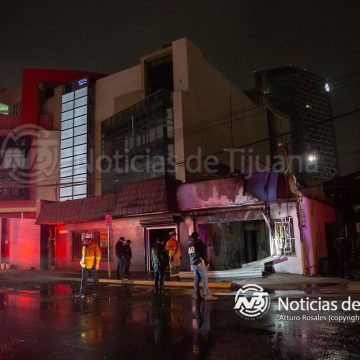 Incendio provocado en la 20 de Noviembre