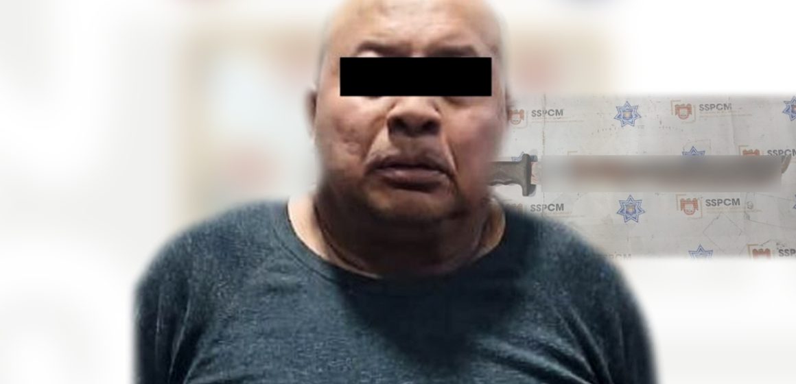 Detienen a hombre por agresión con arma punzocortante en Altiplano