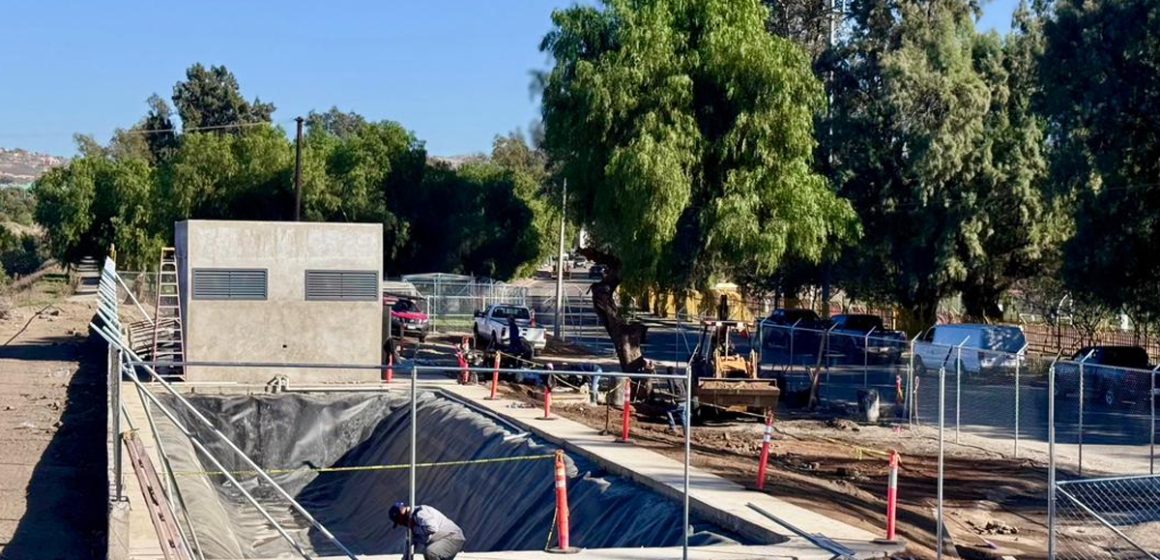 Línea Morada en Tecate alcanza 90% de avance