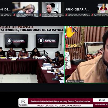 Avala Ismael Burgueño proyecto de dictamen de iniciativa de ley contra la extorsión en Baja California