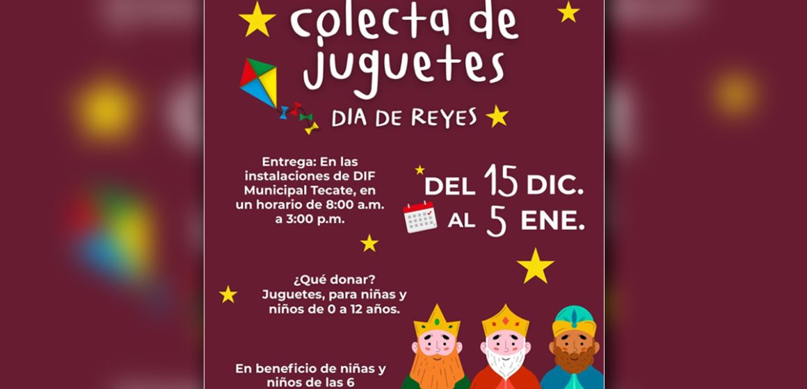 1 “Colecta de juguetes por el día de reyes: llevando sonrisas a la niñez de Tecate”