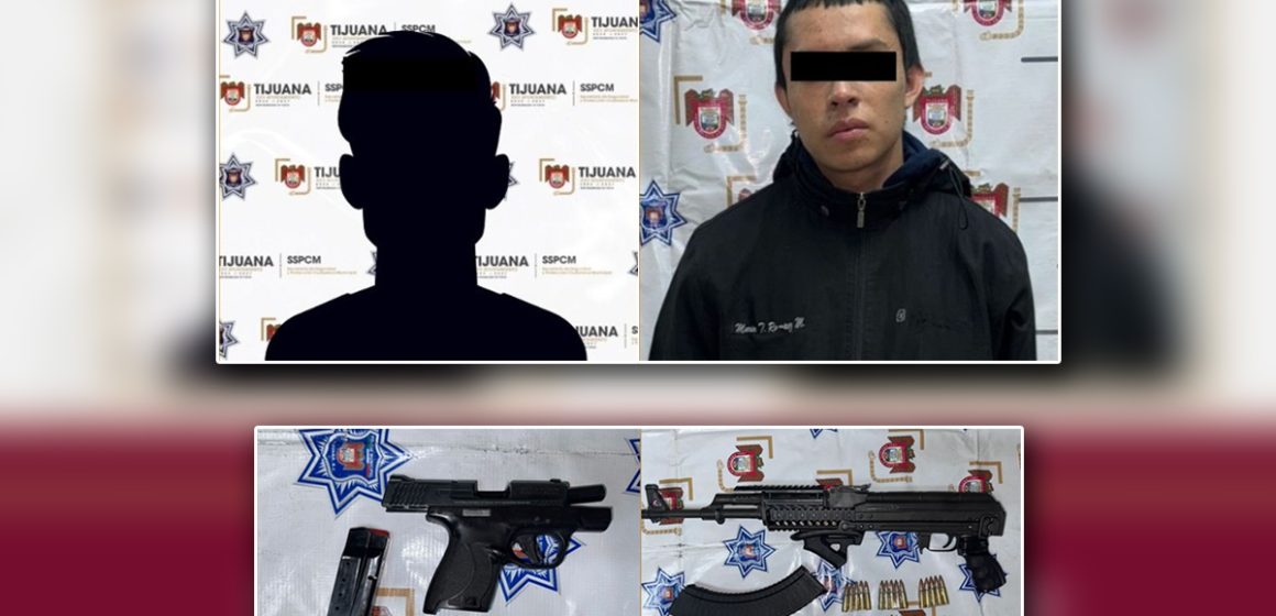 1 Detienen a dos por agresión armada y aseguran dos armas