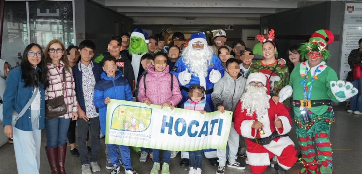 SSPCM celebra la navidad con niños de casas hogar