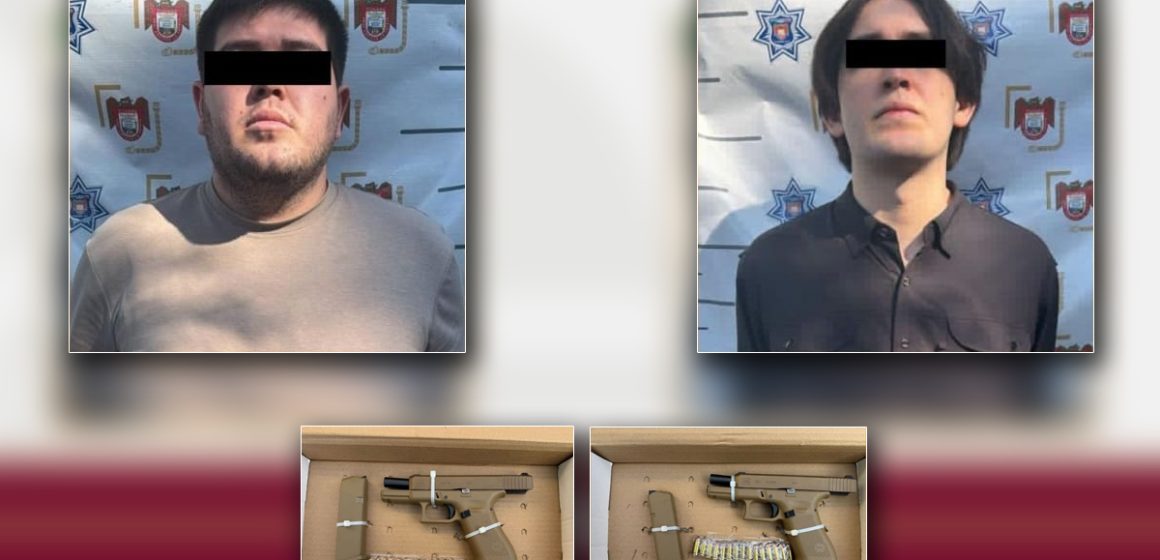 Detienen a dos personas armadas tras una denuncia ciudadana