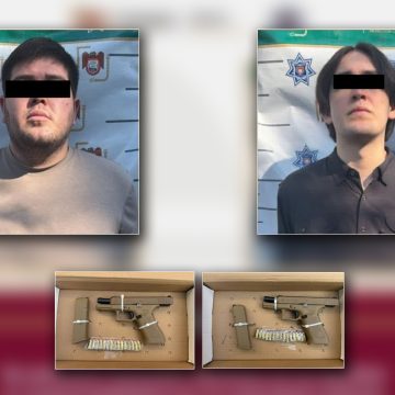 Detienen a dos personas armadas tras una denuncia ciudadana