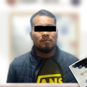 Detienen a hombre por amenazas con arma de fuego