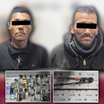 Detienen a dos hombres tras intento de robo en un OXXO de la colonia Lagunitas