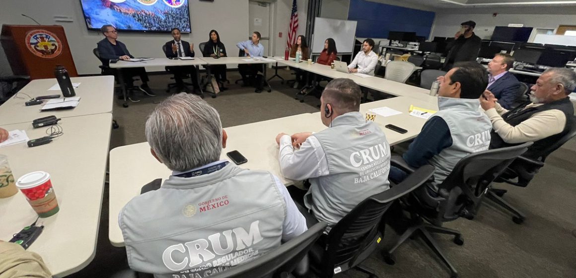 RUM de Tijuana y autoridades de San Diego refuerzan coordinación ante emergencias binacionales