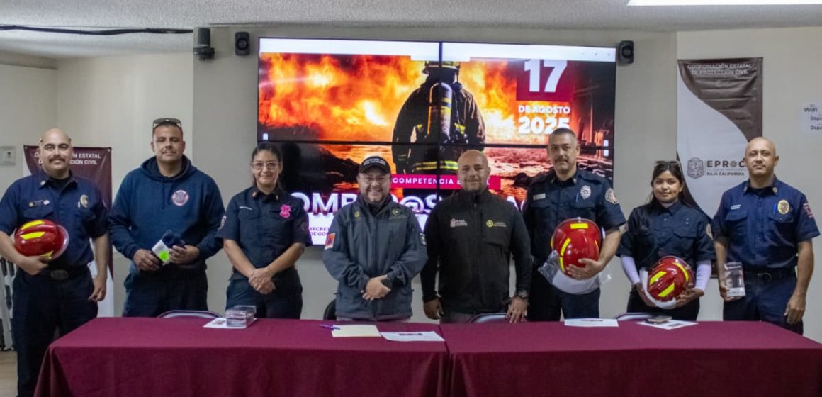 Reconocen a ganadores de la competencia “Bomberos de Acero 2025”
