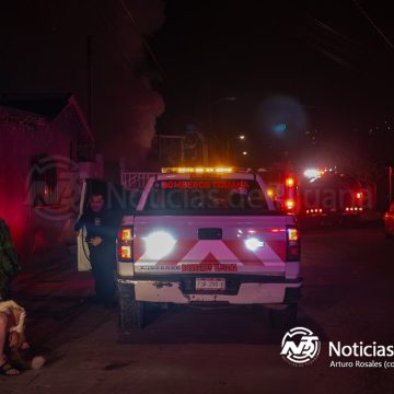 Incendio consume vivienda en la colonia Guadalupe Victoria