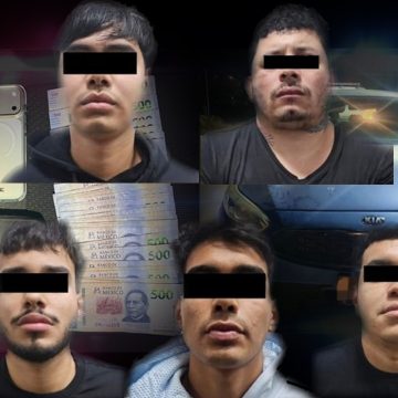 Detienen a cinco personas por robo con violencia a casa habitación en Tijuana