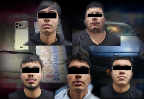 Detienen a cinco personas por robo con violencia a casa habitación en Tijuana
