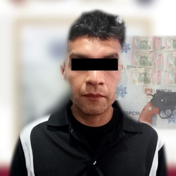 Detienen a hombre por amenazar a conductor de transporte público en Valle del Rubí