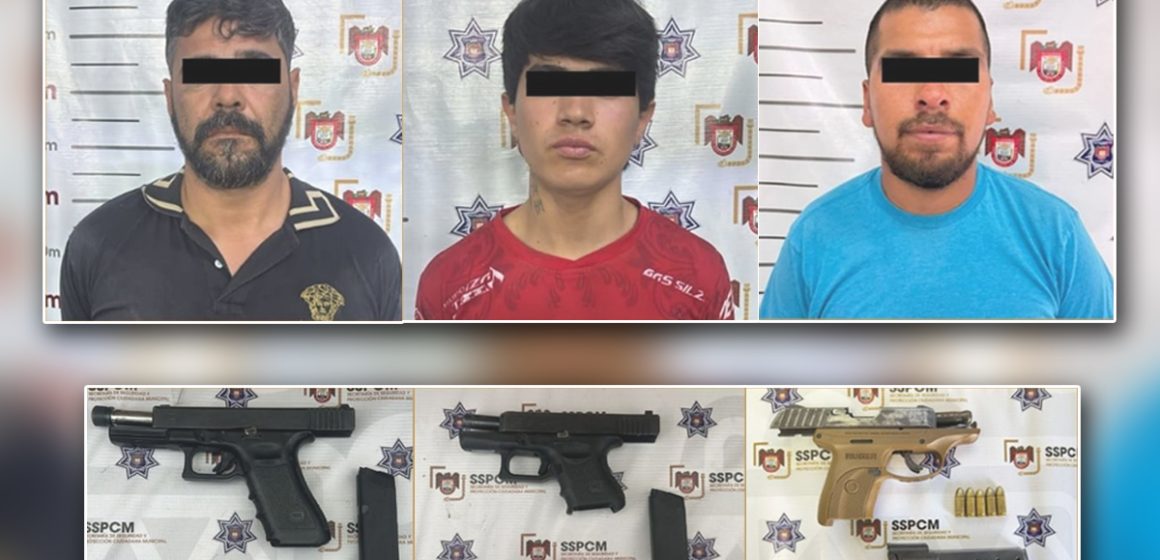 2 Tres detenidos con armas de fuego tras diversas intervenciones