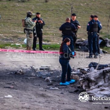 5 Balean a dos hombres y queman vehículo en Yonke “La Tuza”