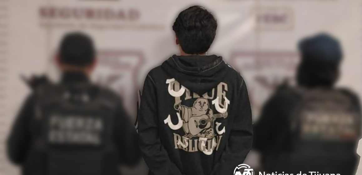 Formato NDT FESC asegura arma de fuego y detiene a menor en Tijuana