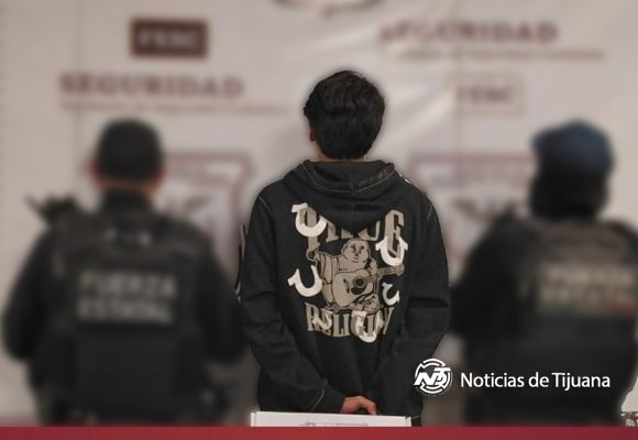 FESC asegura arma de fuego y detiene a menor en Tijuana