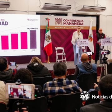 Presupuesto 2026 prioriza educación y bienestar social en Baja California: Marina del Pilar