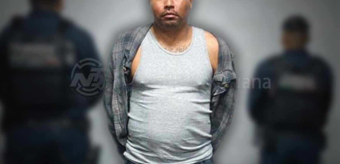 Sujeto es detenido tras Intentar ahorcar a su pareja frente a su bebé