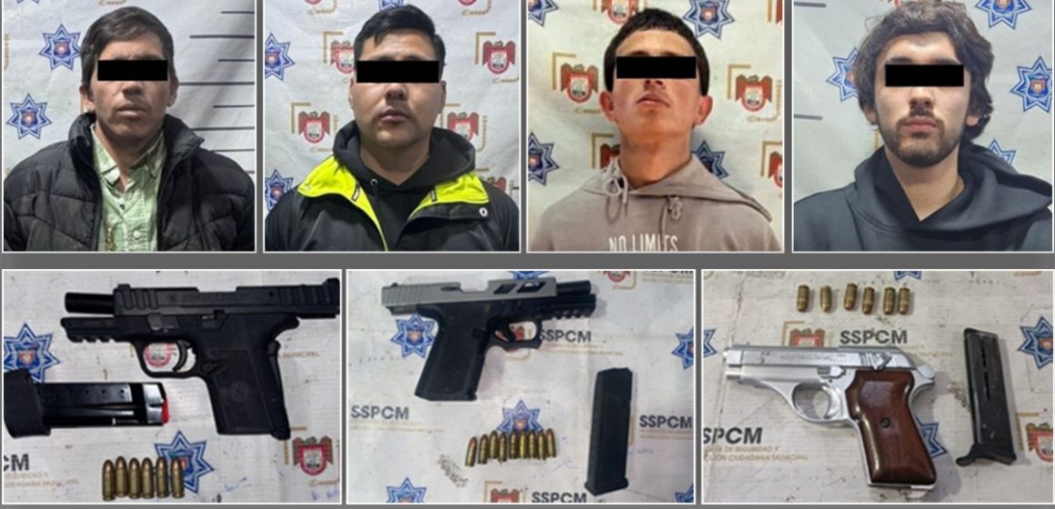fdsfsd Detienen a cuatro personas armadas en distintos puntos de Tijuana