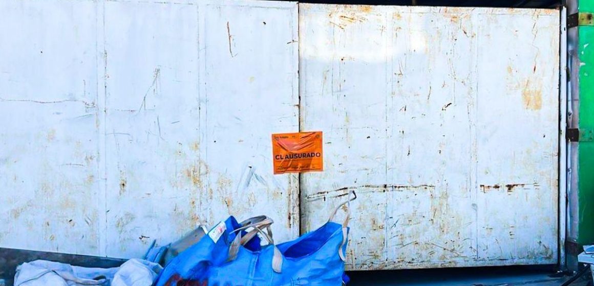 kjk Clausuran recicladora por incumplir con los requerimientos para su operación