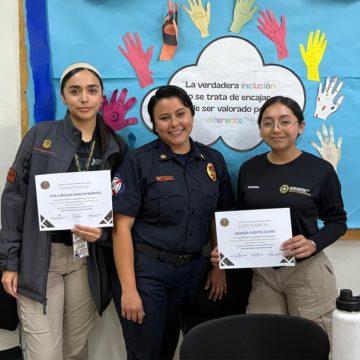 Certifican a elementos de Protección Civil BC en Lengua de Señas Mexicana