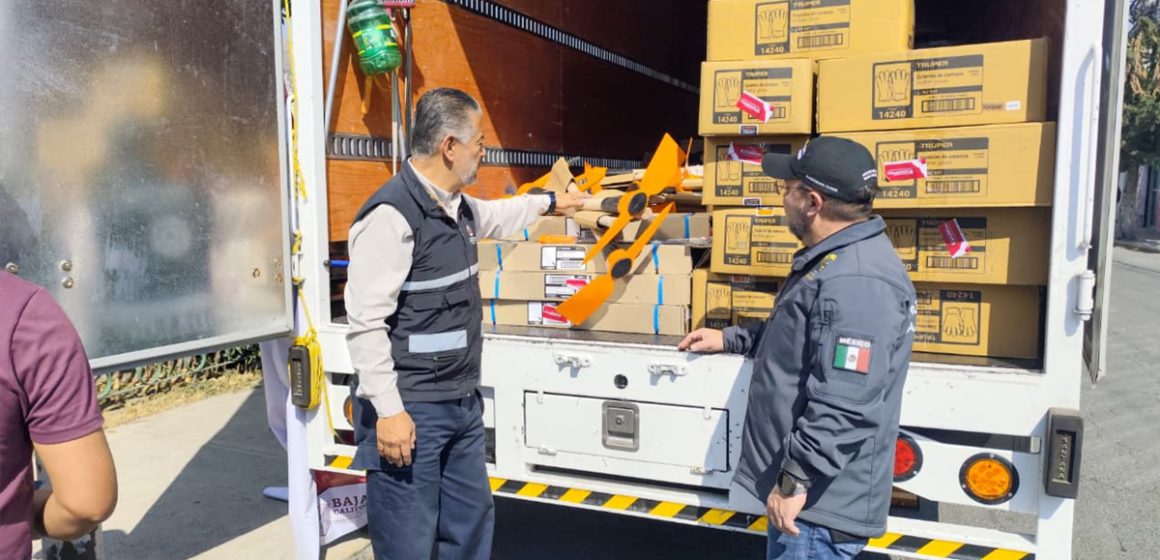 Entregan donación de herramientas para el fortalecimiento del estado de Hidalgo