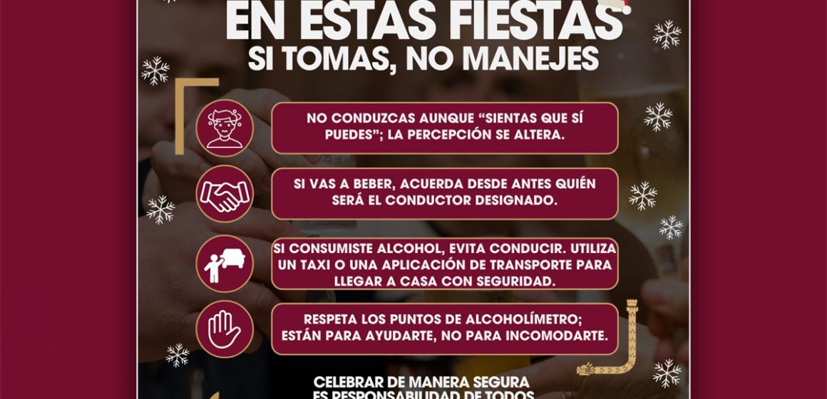 Refuerzan alcoholimetría en Tijuana para prevenir accidentes durante diciembre
