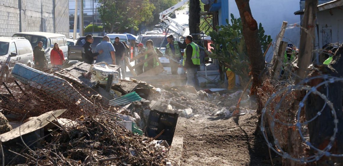 Retiran más de 14 toneladas de basura de colonias El Tecolote, Todos los Santos y Avenida Internacional