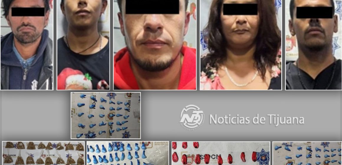 zxfzcx Cae grupo de delincuentes distribuidores de droga en Tijuana